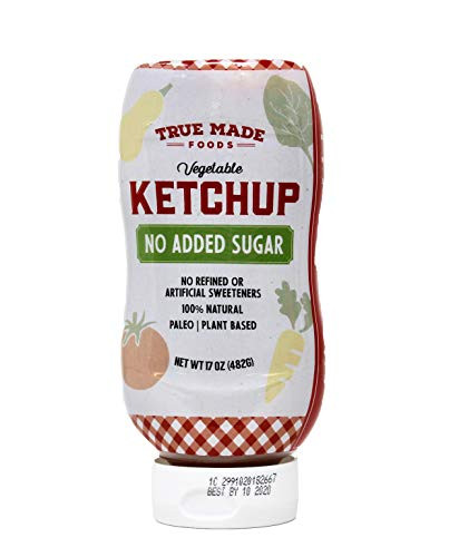 True Made Foods No Added Sugar Vegetable Ketchup Squeeze 17 Oz