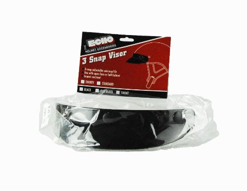 Echo Shorty 3 Snap Visor for Motorcycle Helmet Gloss Black