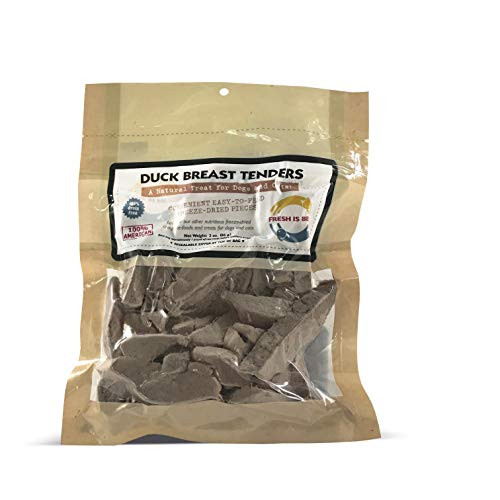 Fresh Is Best Freeze Dried Raw Duck Breast Dog  Cat Treats Duck Breast