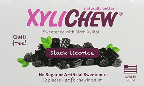 Xylichew Black Licorice Counter Display Chewing Gum