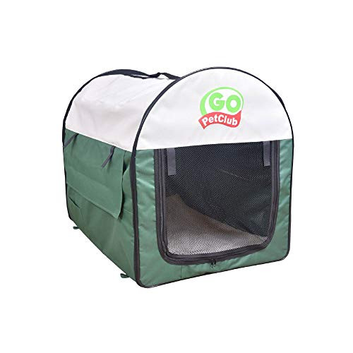 Go Pet Club Soft Crate for Pets 24Inch Green