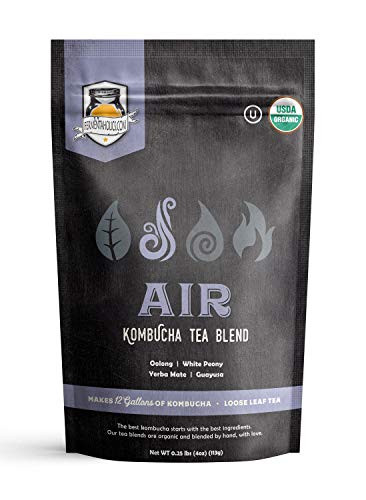 Fermentaholics  Element Kombucha Tea Blends Air Kombucha Tea Blend  Fermentaholics USDA Certified Organic Air Kombucha Tea Blend  Kosher Certified