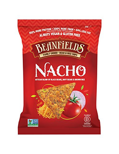 Beanfields Bean  Rice Chips Nacho 15 Ounce Pack of 24