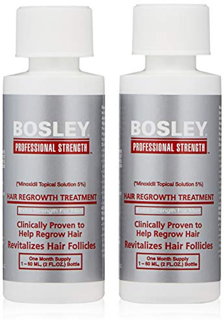 Bosley Professional Strength Mens Hair Regrowth Treatment 2 Count