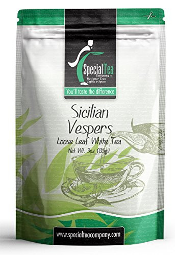 Special Tea Loose White Tea Sicilian Vespers 3 Ounce