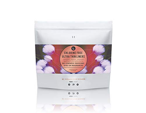 L Organic Cotton  ChlorineFree Liners Ultra Thin 100 Count