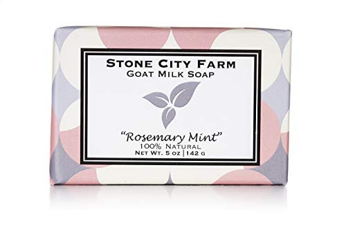 Rosemary Mint Goat Milk Soap  100 Natural 5 oz Bar