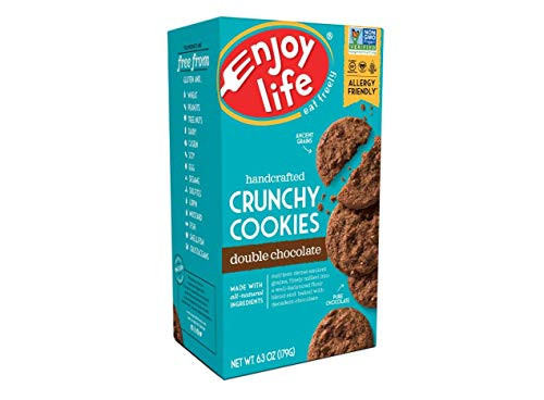 Enjoy Life Crunchy Cookies Soy free Nut free Gluten free Dairy free Non GMO Vegan Double Chocolate 1 Box Enjoy Life Crunchy Cookies Soy free Nut free Gluten free Dairy free Non GMO Vegan Double Chocolate 1 Box