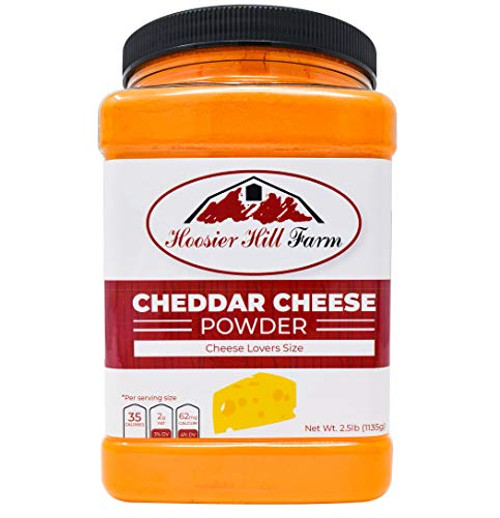 Hoosier Hill Farm Cheddar Cheese Powder Cheese lovers 25 lb size Hoosier Hill Farm Cheddar Cheese Powder Cheese lovers 25 lb size