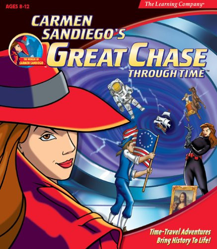 Carmen Sandiegos Great Chase Through Time Jewel Case