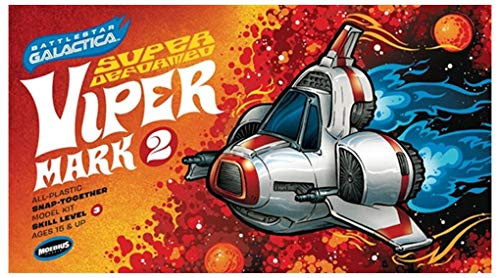 Moebius Battlestar Galactica Viper MK II SuperDeform Model Kit Moebius Battlestar Galactica Viper MK II SuperDeform Model Kit