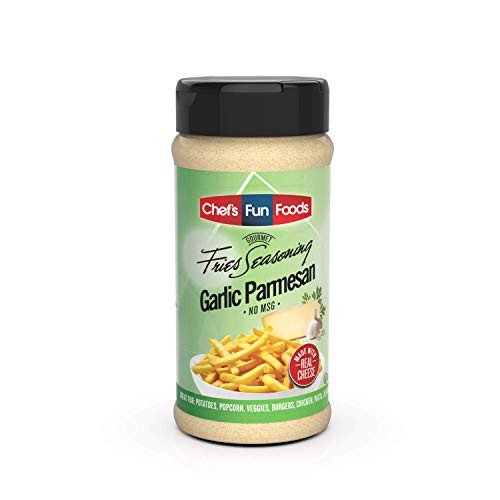 Gourmet Fries Seasonings Bottle Garlic Parmesan 9 Ounce