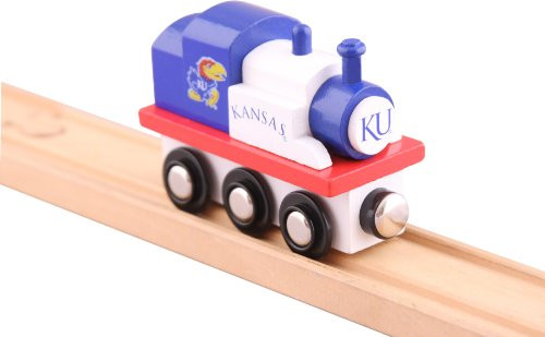 MasterPieces NCAA Kansas Jayhawks Real Wood Team Train Toy