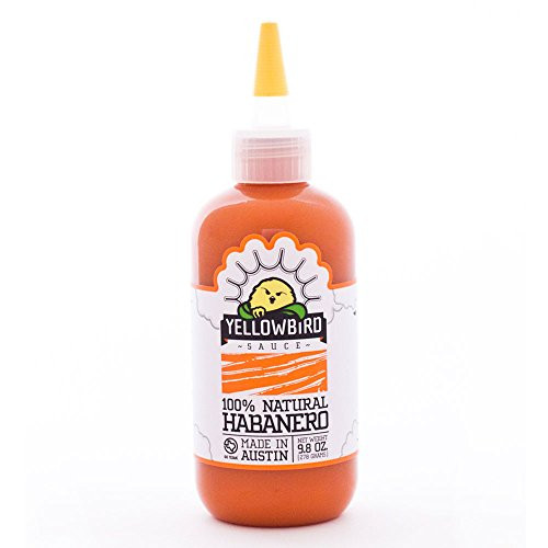 Habanero Hot Sauce by Yellowbird  PlantBased Gluten Free NonGMO  Homegrown in Austin  98 oz