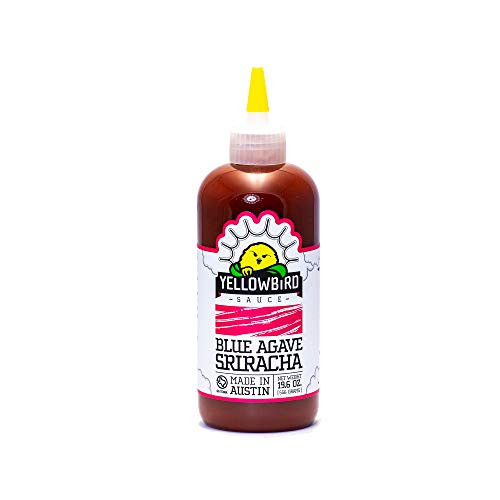 Blue Agave Sriracha Hot Sauce by Yellowbird  PlantBased Gluten Free NonGMO  Homegrown in Austin  196 oz