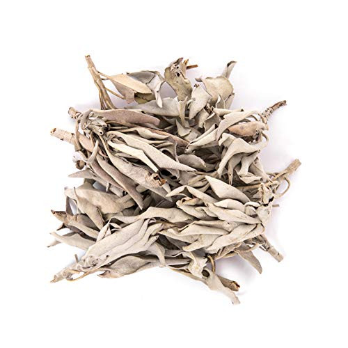 Juniper Ridge  White Sage Loose Leaves  Salvia Apiana Clusters  Dry Burning White Sage  1 Lb Bag