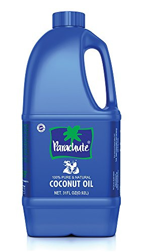 Parachute Coconut Oil 31 floz 917ml  100 Pure  Natural Hair Oil Unrefined Expeller Pressed Cooking Oil