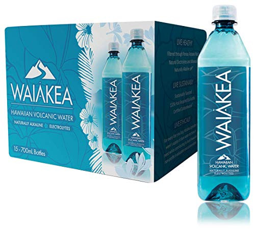 Waiakea  Hawaiian Volcanic Water Naturally Alkaline 100 Upcycled 2367 Oz Pack of 15 Bottles
