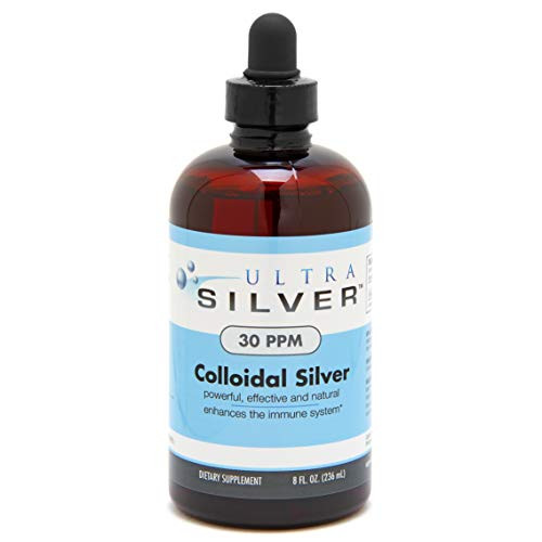 Ultra Silver® Colloidal Silver  30 PPM 8 Oz 236mL  Mineral Supplement  True Colloidal Silver  with Dropper