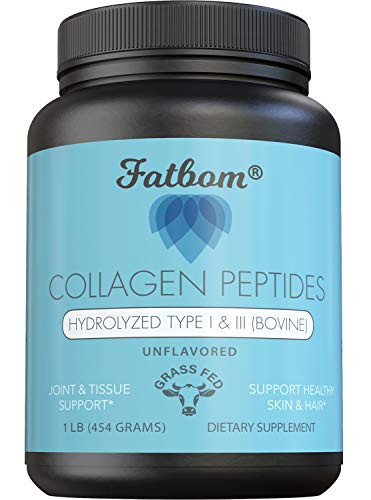 Collagen Peptides Powder Grass Fed Paleo Keto Friendly NonGMO Gluten Free 16 oz