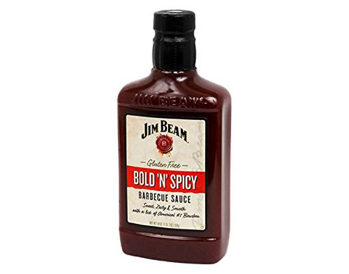 Jim Beam Bold N Spicy BBQ Sauce 18 oz bottle