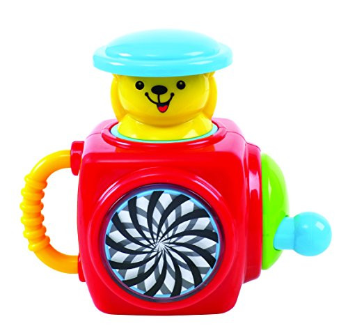 KidSource PopUp Bear  Musical JackintheBox Toy  Classic Play Pattern Promotes Early Learning and Fine Motor Skills for Infants Ages 1 Year Old and Up