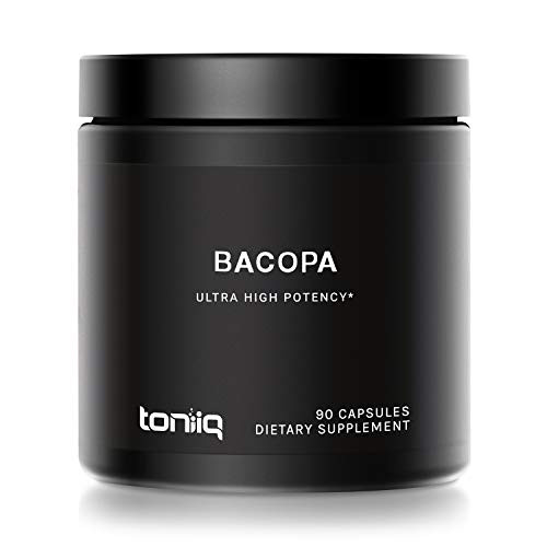 Ultra High Strength Bacopa NonGMO  50 Bacosides  500mg  28X Concentrated Extract  The Strongest Bacopa Monnieri Capsules Available  90 Capsules