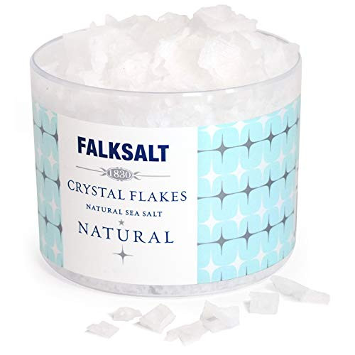 Organic Sea Salt Flakes from Cyprus by FALKSALT 247oz Premium Large Finishing Sea Salt Flakes Kosher Certified for Baking Meat Poultry Seafood Pasta Veggies Sweets Cocktails Organic Sea Salt Flakes from Cyprus by FALKSALT 247oz Premium Large Finishing Sea Salt Flakes Kosher Certified for Baking Meat Poultry Seafood Pasta Veggies Sweets Cocktails