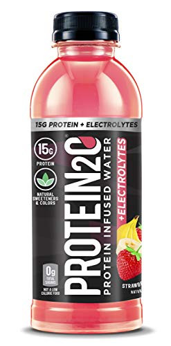 Protein2o  Electrolytes Low Calorie Protein Infused Water 15g Whey Protein Isolate Strawberry Banana
