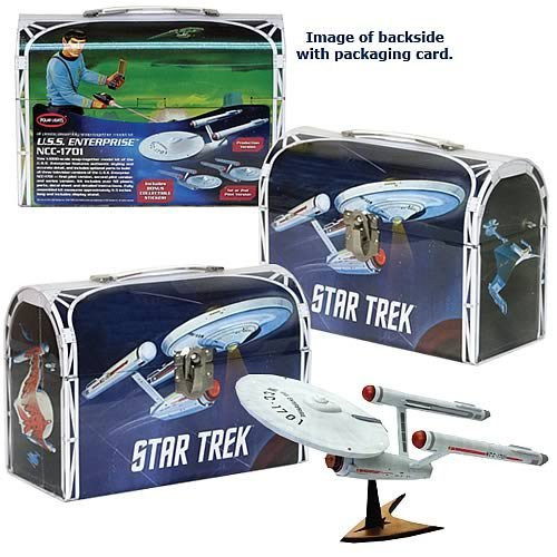 Round 2 Star Trek The Original Series 11000 Enterprise Model Kit with Lunchbox Packaging Round 2 Star Trek The Original Series 11000 Enterprise Model Kit with Lunchbox Packaging