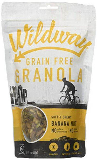 Wildway Keto Vegan Granola Banana Nut Certified Gluten Free Granola Breakfast Cereal Low Carb Snack Paleo Grain Free Non GMO Dairy Free No Artificial Sweetener 8oz 3 pack Wildway Keto Vegan Granola Banana Nut Certified Gluten Free Granola Breakfast Cereal Low Carb Snack Paleo Grain Free Non GMO Dairy Free No Artificial Sweetener 8oz 3 pack
