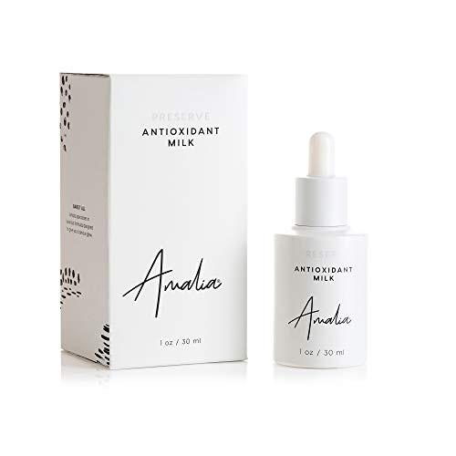 Amalia Antioxidant Milk Vitamin C Serum  Brightening Formula with AntiAging Niacinamide B3  Antioxidant Packed Phloretin for All Skin Types