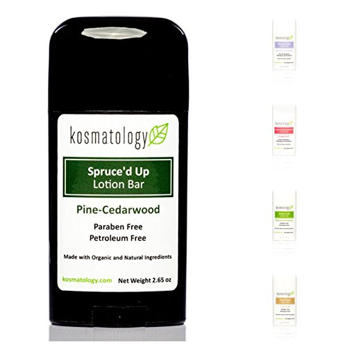 Kosmatology Spruced Up PineCedarwoodCinnamon Organic Lotion Bar 265 oz