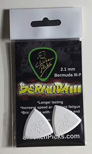 2 x ChickenPicks Bermuda IIIP 21 mm guitar picks