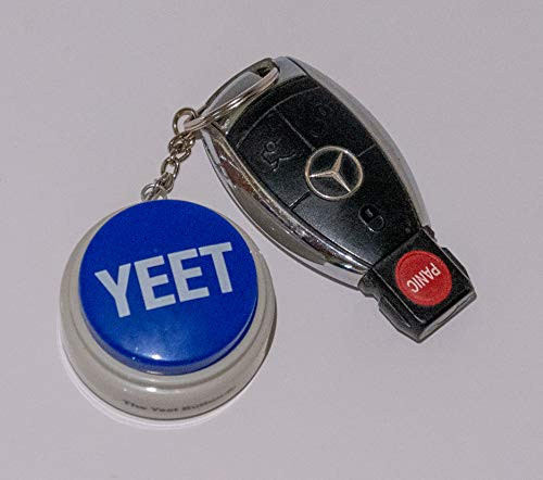 The Yeet Button Keychain  Featuring 2 Sounds! Yeet on the Go! A meme gift for all ages