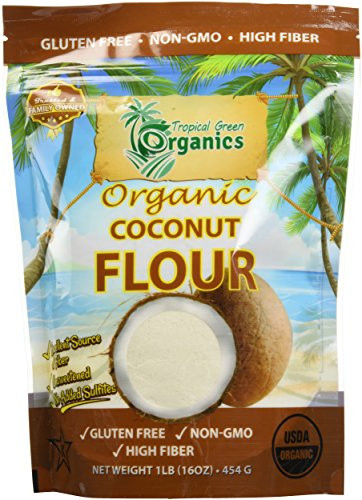 Tropical Green Organics Coconut Flour 1 Pound