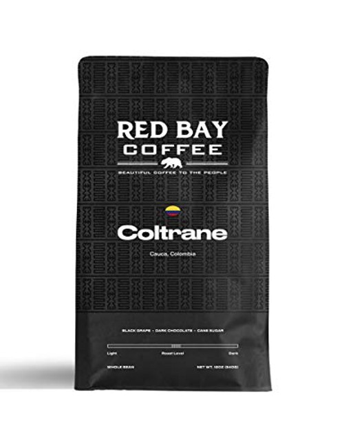 Red Bay Coffee Coltrane Colombian Whole Bean Coffee Single Origin Coffee Beans Colombian Coffee Medium Roast Coffee Beans 12oz Resealable Pouch of Specialty Coffee Beans Red Bay Coffee Coltrane Colombian Whole Bean Coffee Single Origin Coffee Beans Colombian Coffee Medium Roast Coffee Beans 12oz Resealable Pouch of Specialty Coffee Beans