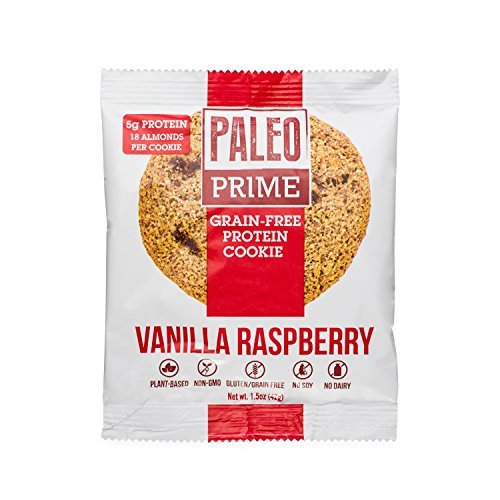 Paleo Prime Vanilla Raspberry Cookie  12 ct
