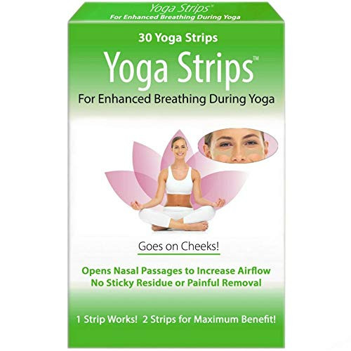 STUFFY NOSE SOLUTIONS Yoga Strips 30 ea Goes on Cheeks For Enhanced Breathing During Yoga  Opens Nasal Passages to Increase Airflow  All Natural and Hypoallergenic