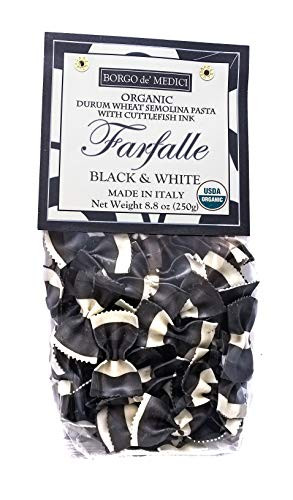Borgo de Medici ORGANIC Black Squid Ink Bow Tie Pasta 88oz