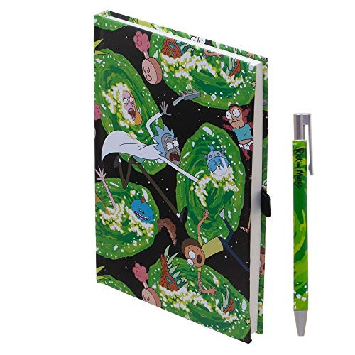 Rick and Morty Office Supplies Stationary Set Rick and Morty Pen & Rick and Morty Journal Set Rick and Morty Gift