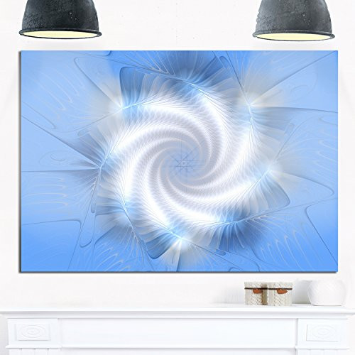 Designart MT1194720 Metal Wall Art-20x12, 20x12 Blue/White Designart MT1194720 Metal Wall Art-20x12, 20x12 Blue/White