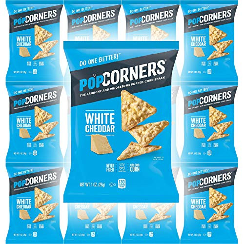 Popcorners White Cheddar Feel Good GlutenFree Snack 1oz Bag Pack of 12 Total of 12 Oz