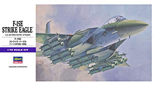 Hasegawa Mcdonnell Douglas F15E Strike Eagle 172 Scale E Series US Air Force Fighter Aircraft Model KitItem # 00540 Hasegawa Mcdonnell Douglas F15E Strike Eagle 172 Scale E Series US Air Force Fighter Aircraft Model KitItem # 00540