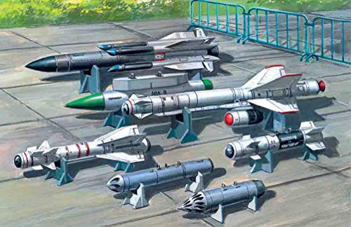 ICM 172 Scale Soviet AirtoSurface Aircraft Armament X29T X31P X59M Missiles B13L B8M1 Rocket containers KAB500Kr Bombs  Plastic Model Building Kit # 72213