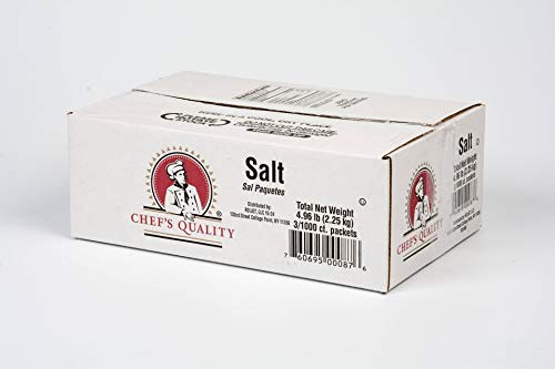 Chefs Quality Individual Salt Packets  Portable Salt Packets  OUKosher 3000 Salt Packets