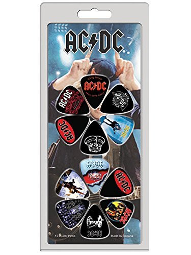 Perris Leathers LP12ACDC1 Medium Celluloid Plastic 12Pieces per Package Guitar Picks