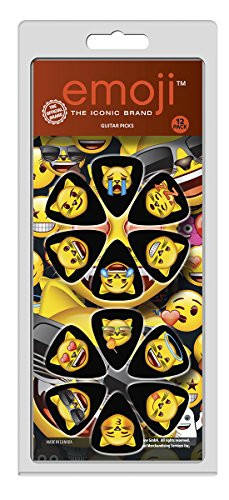 P Perris Leathers Ltd emoji Guitar Picks LP12EMO3