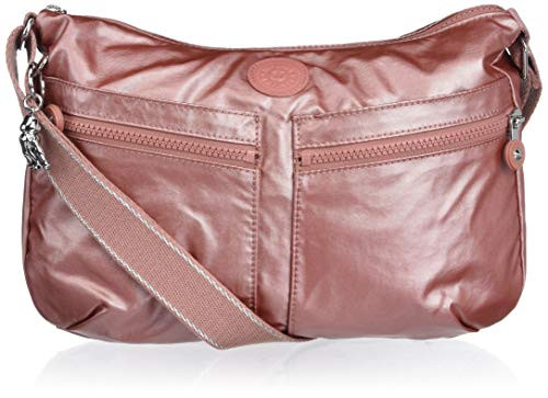Kipling Womens Izellah Crossbody Bag Metallic Rust One Size