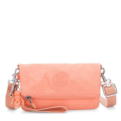 Kipling Lynne 3in1 Convertible Crossbody Bag peachy coral